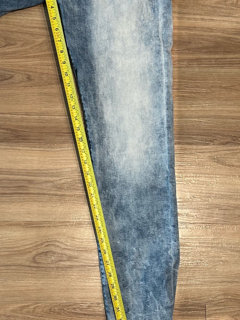 American Eagle Outfitters Mens Jeans Slim Fit 34x34 Light Pre Owned Cut A1-002 - Picture 6 of 11